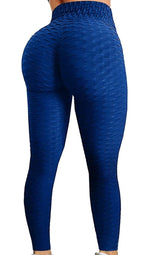 Load image into Gallery viewer, Textured High Waisted Anti-Cellulite Yoga Pants
